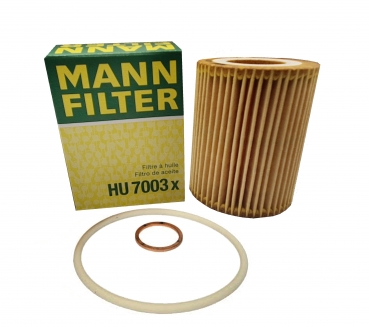 Original MANN Ölfilter HU7003x für BMW 1er (F20, F21) & 3er (F30-31, F80)